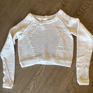 Lululemon Cropped Cotton Sweater